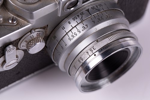 Lot 226 - A 1958 Leica DBP Ernst Leitz GMBH Wetzlar IIIg...