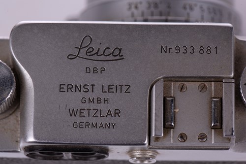 Lot 226 - A 1958 Leica DBP Ernst Leitz GMBH Wetzlar IIIg...