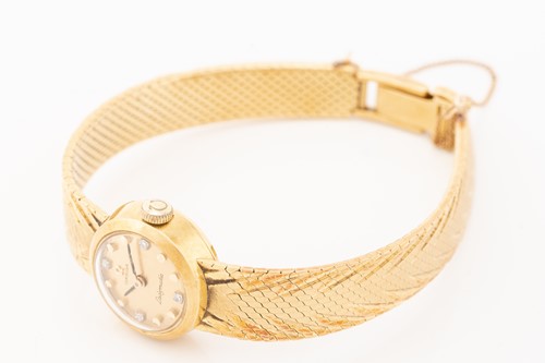 Lot 410 - An Omega ladymatic 18ct yellow gold automatic...