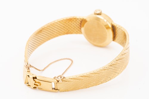 Lot 410 - An Omega ladymatic 18ct yellow gold automatic...