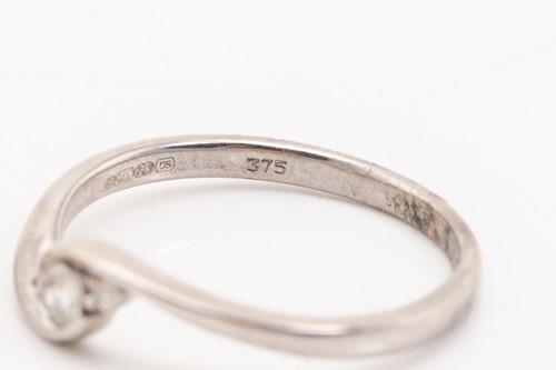 Lot 223 - Four diamond set rings, featuring illusion and...
