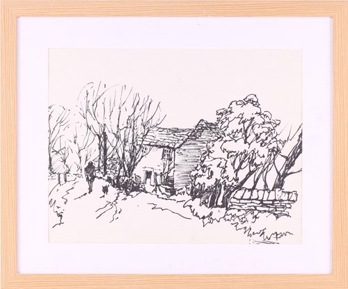 Lot 39 - George Cunningham (1924 - 1996), Farmhouse and...