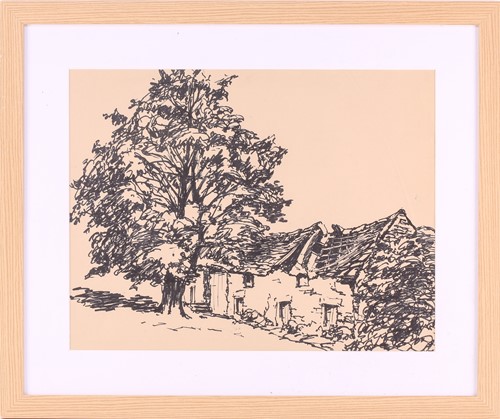 Lot 39 - George Cunningham (1924 - 1996), Farmhouse and...