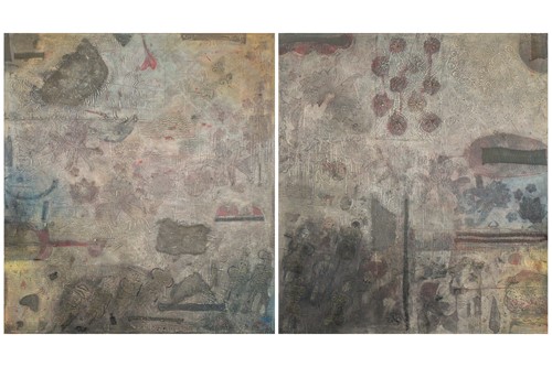 Lot 18 - Hussein Salim (b.1966) Sudanese, two large...