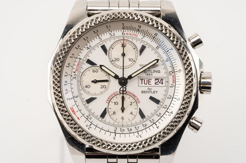 Lot 395 - A Breitling Bentley GT, with an automatic...