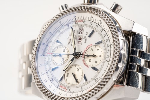 Lot 395 - A Breitling Bentley GT, with an automatic...