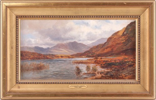 Lot 47 - Alexander Williams RHA (1846-1930) Irish, lake...