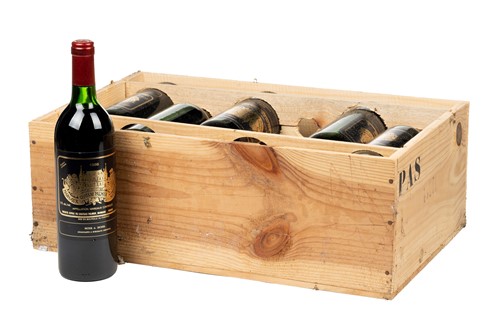 Lot 199 - A twelve-bottle case of Chateau Palmer,...