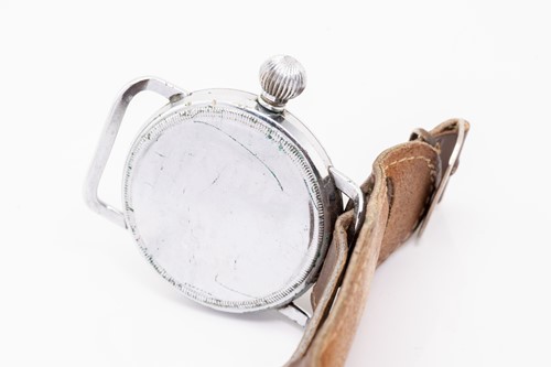 Lot 396 - A Lanco pilots watch, featuring a hand-wound...