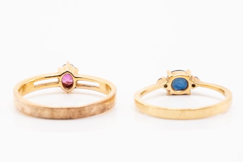 Lot 189 - Two gem-set rings; to include a ruby solitaire...