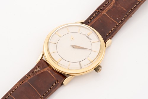 Lot 380 - A Longines-Wittnauer mystery dial mechanical...