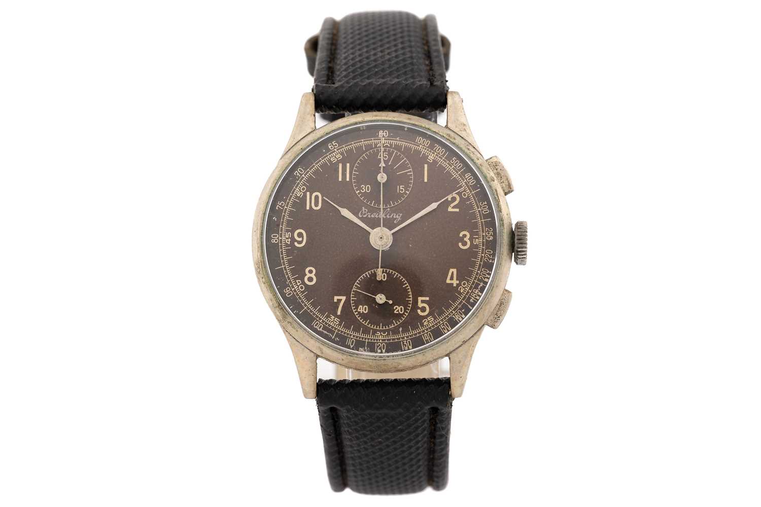 Lot 391 - A Breitling chronograph 178, featuring a swiss...