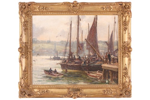 Lot 4 - Ernest Higgins Rigg (Staithes Group 1868-1947),...