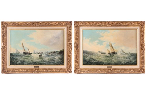 Lot 24 - George Knight (fl. 1872-1892) British, 'Off...