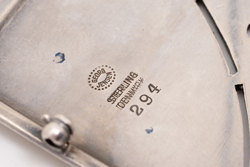 Lot 336 - Georg Jensen - A brooch depicting a butterfly...