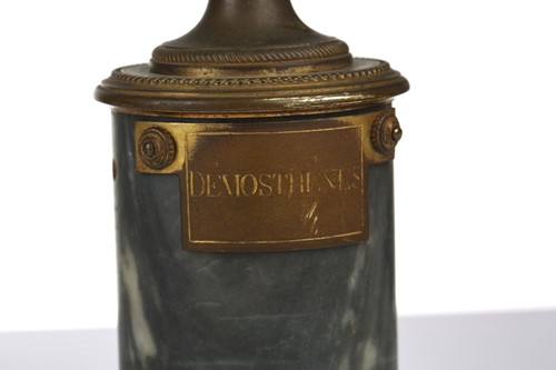 Lot 161 - A pair of 19th-century hollow cast bronze...