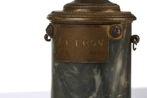 Lot 161 - A pair of 19th-century hollow cast bronze...