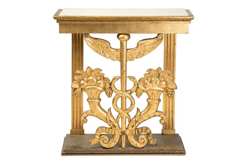 Lot 147 - A late Gustavian "Swedish Empire" carved wood...