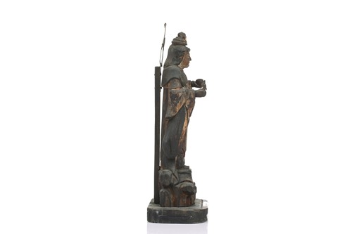Lot 93 - A Japanese portable shrine, Zushi, Edo period,...