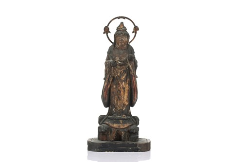 Lot 93 - A Japanese portable shrine, Zushi, Edo period,...