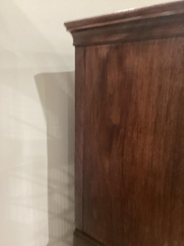 Lot 118 - A George III plum mahogany chest on chest, the...