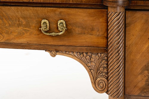Lot 117 - A Regency mahogany sideboard, the rectangular...