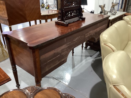 Lot 117 - A Regency mahogany sideboard, the rectangular...