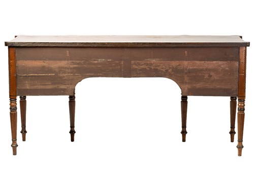 Lot 117 - A Regency mahogany sideboard, the rectangular...