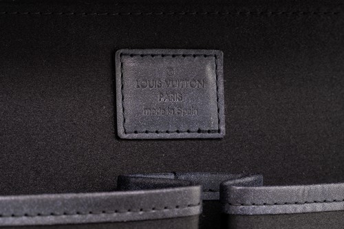 Lot 344 - Louis Vuitton - Monogram black leather...