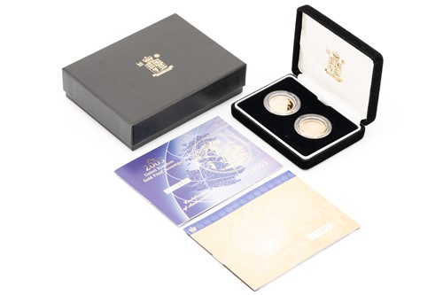 Lot 312 - A 2002 United Kingdom gold proof two sovereign...