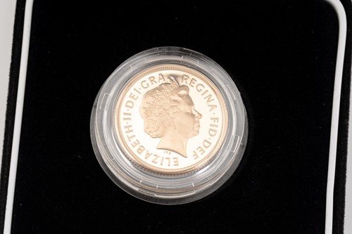 Lot 318 - A 2004 United Kingdom gold proof sovereign;...