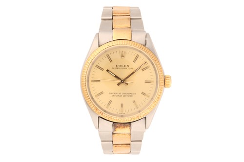 Lot 375 - A Rolex Oyster Perpetual 34mm ref: 1005,...