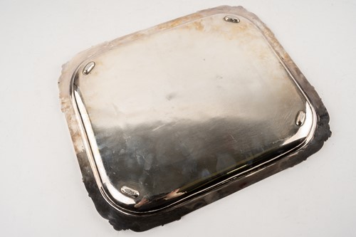 Lot 413 - A composite set of Norwegian silver plated...