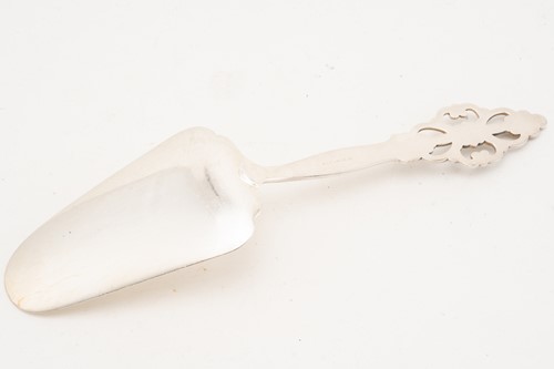 Lot 413 - A composite set of Norwegian silver plated...