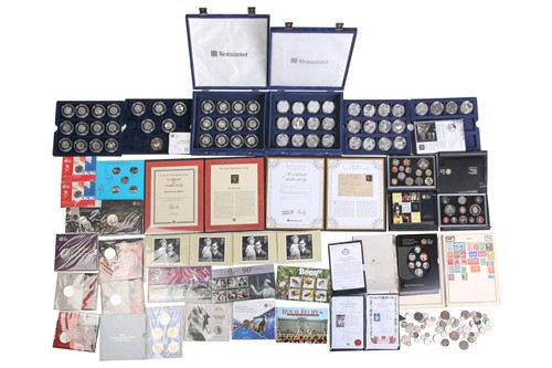 Lot 243 - A Westminster-cased set of 2012 Olympics £5...