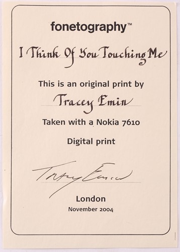 Lot 104 - Tracey Emin (b.1963) British, ‘I Think of You...