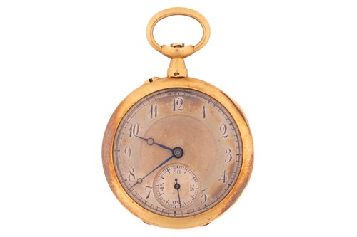 Lot 401 - A Breguet French 18ct gold ladies fob watch,...