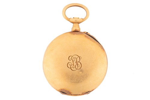 Lot 401 - A Breguet French 18ct gold ladies fob watch,...