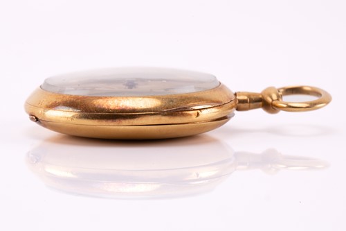 Lot 401 - A Breguet French 18ct gold ladies fob watch,...