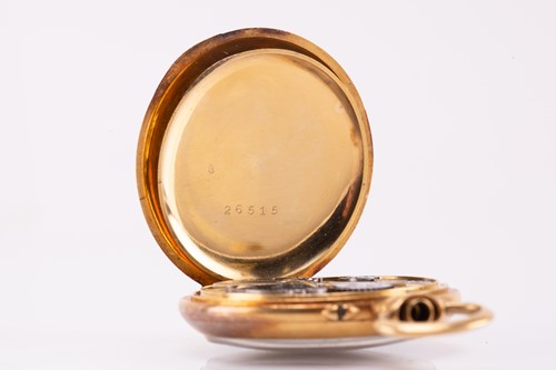 Lot 401 - A Breguet French 18ct gold ladies fob watch,...