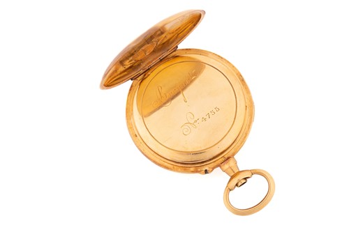 Lot 401 - A Breguet French 18ct gold ladies fob watch,...