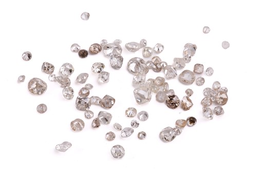 Lot 316 - 5.10ct Melee parcel of loose diamonds...