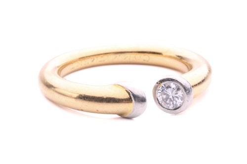 Lot 241 - A gold and diamond set ring, from the...