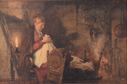 Lot 63 - Frederick George Cotman RI. ROI. (British,...