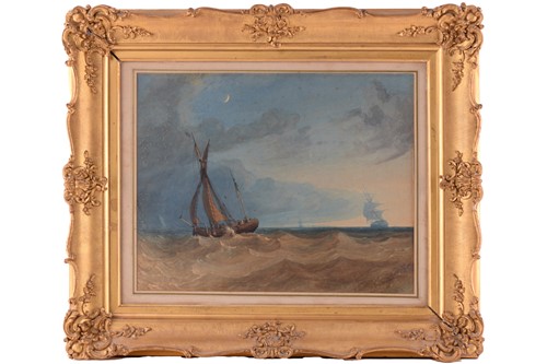 Lot 24 - Miles Edmund Cotman (British, 1810-1858), 'Sea...