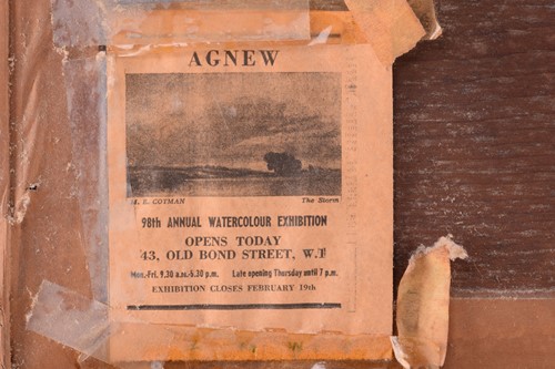 Lot 22 - Miles Edmund Cotman (British, 1810-1858),...