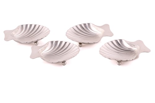 Lot 178 - A set of four Tiffany & Co sterling silver...