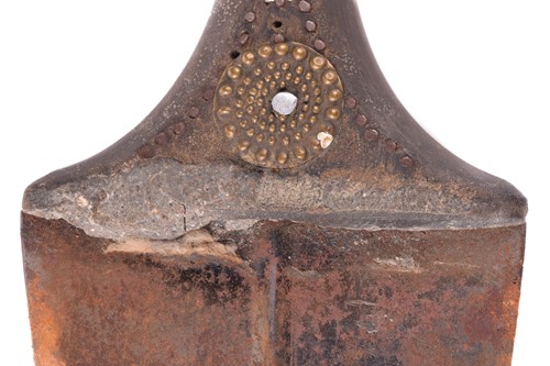 Lot 238 - An old Yemeni Khanja/Jambiya scabbard and belt,...