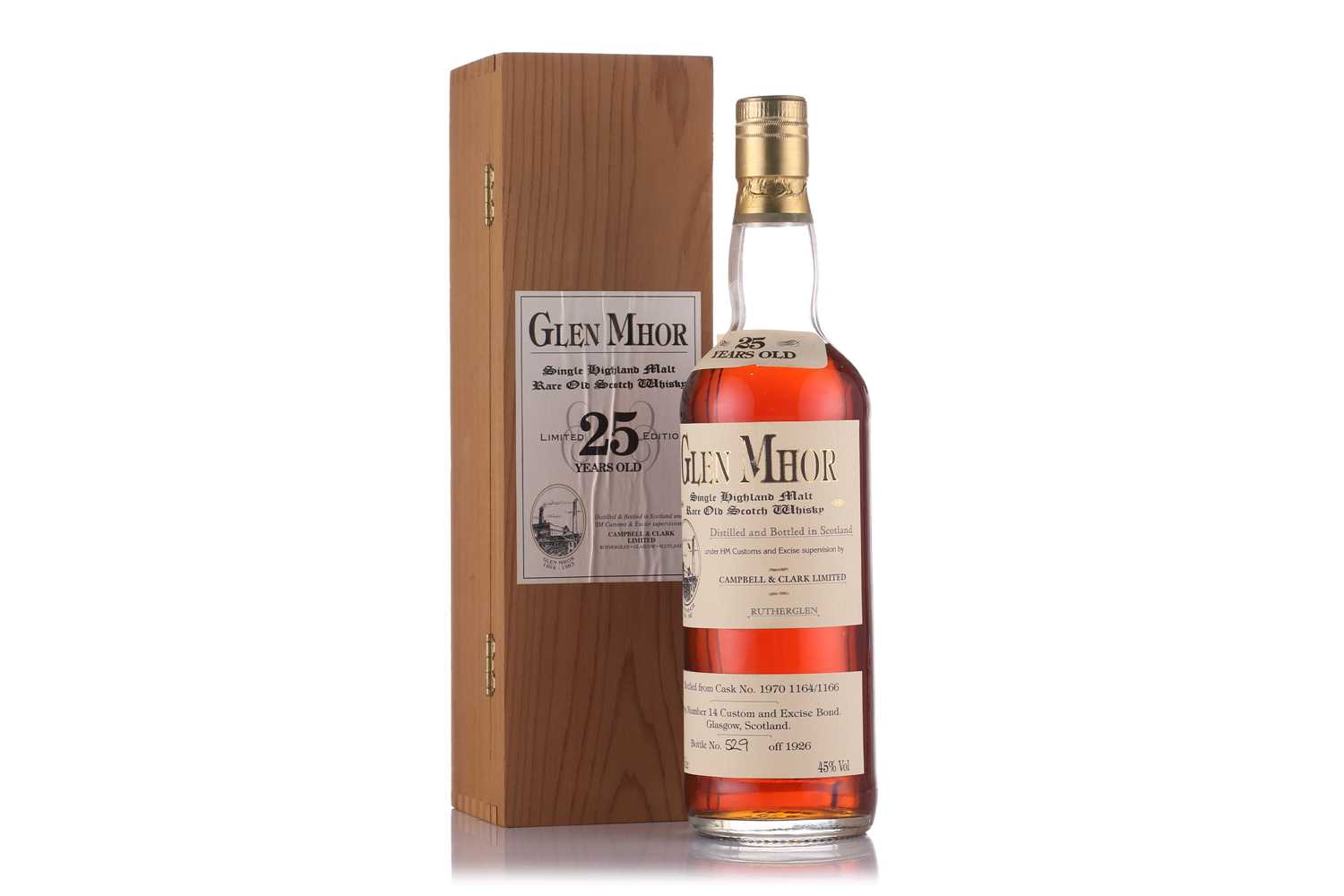 Lot 115 - A bottle of Glen Mhor 25-Year-Old Highland...