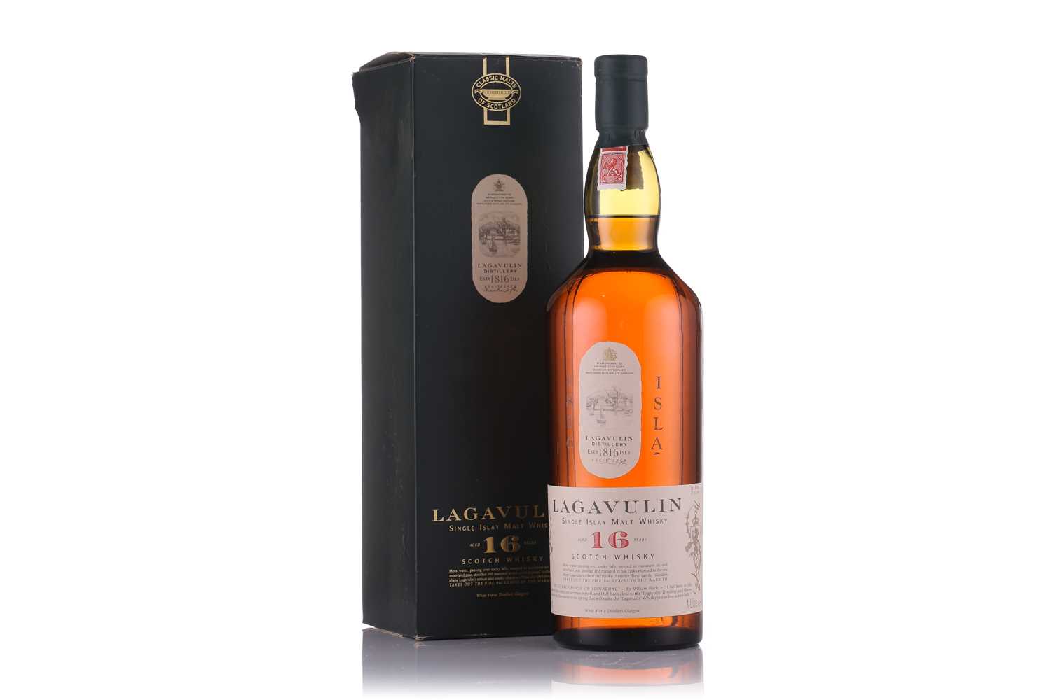 Lot 61 - A litre bottle of Lagavulin Single Islay Malt...